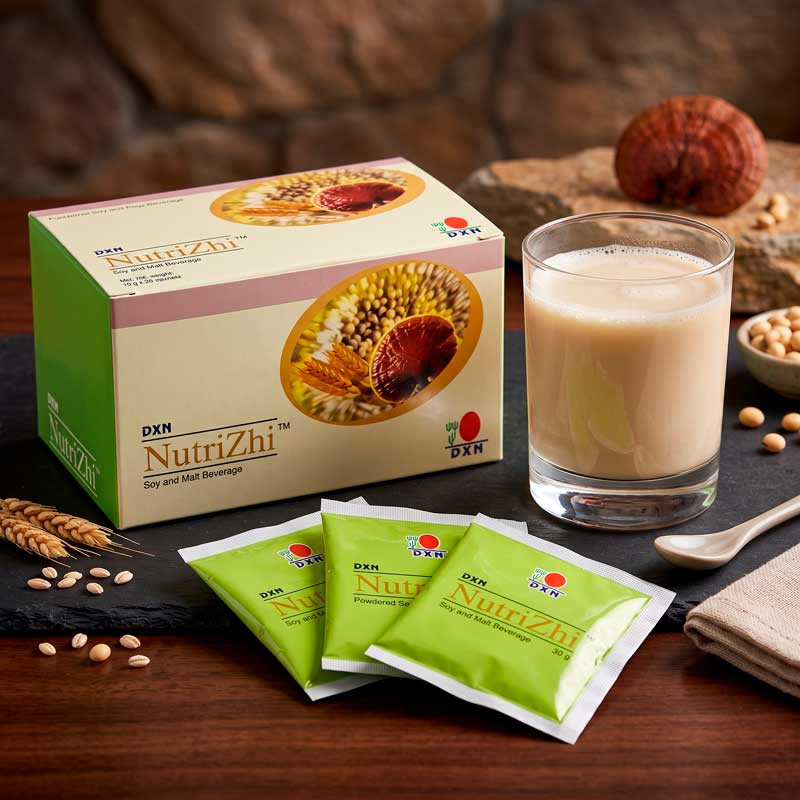 Nutrizhi - Bebida de Soja y Malta con ganoderma